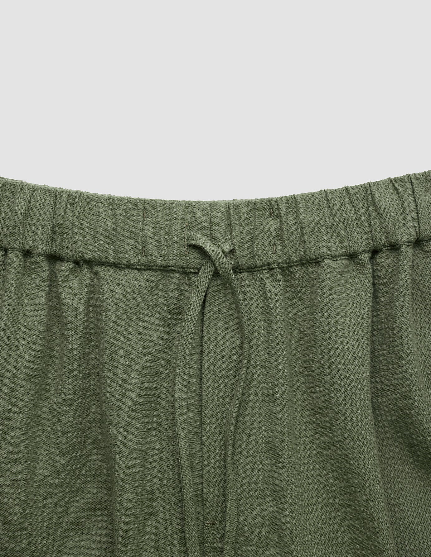 Seersucker Shorts Clover Green